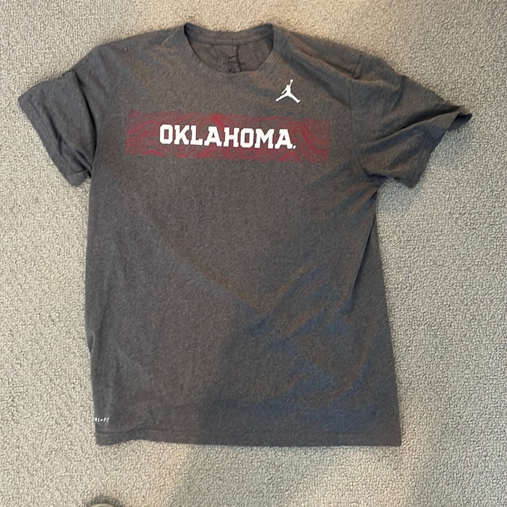 Jordan brand Oklahoma Dri fit tee